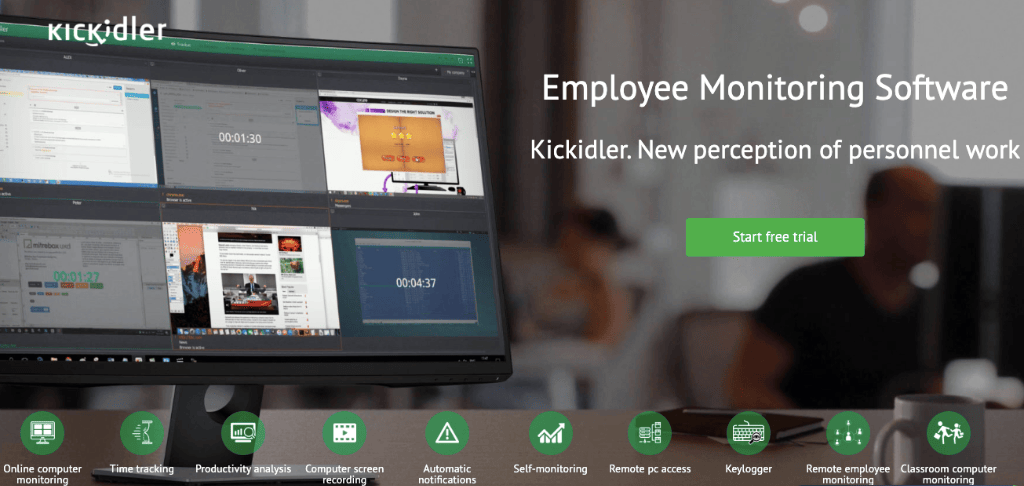 Kickidler is a productivity tracking tool