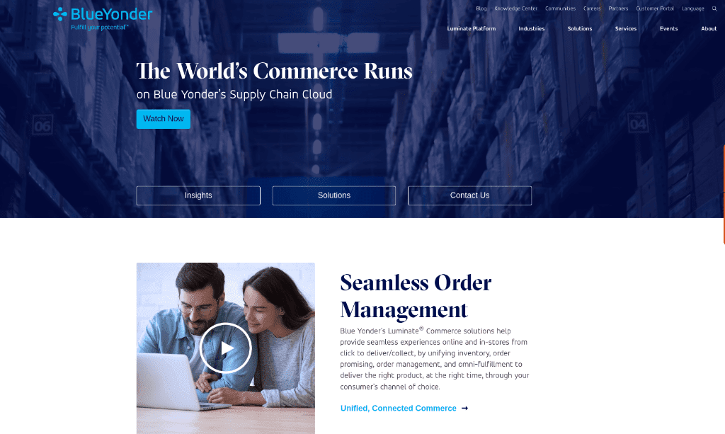 Blue Yonder -Leading Supply Chain Management Solutions