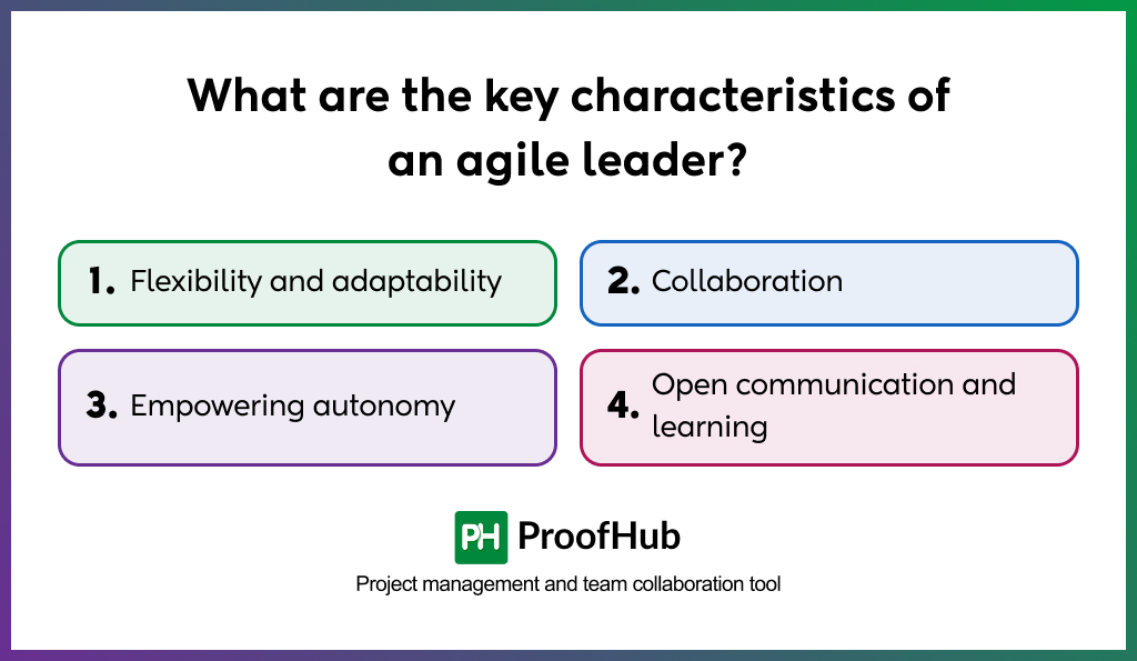 key characteristics of agile leader