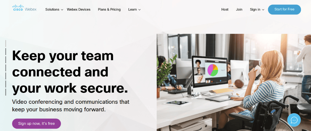 Webex: Video Conferencing collaboration tool for businesses