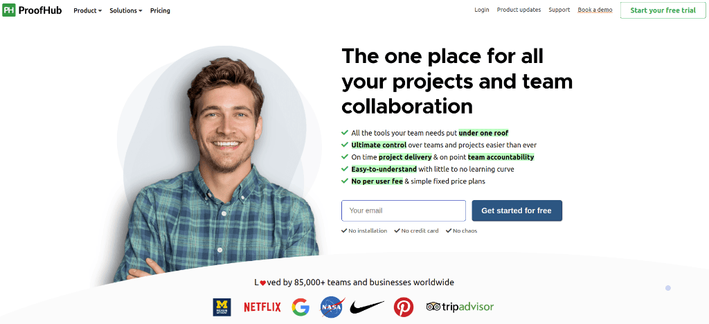 ProofHub best project management online collaboration tool