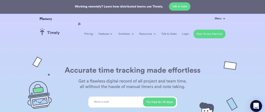 Timely Fully Automatic Collaboration Tool with Time Tracking Feature