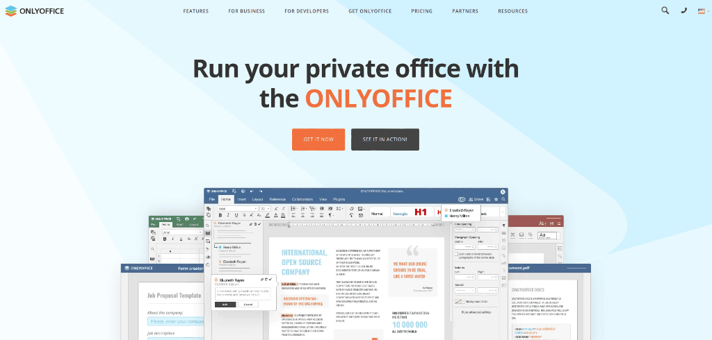 ONLYOFFICE as a hybrid work software