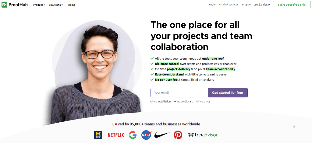ProofHub as a project management and team collaboration tool