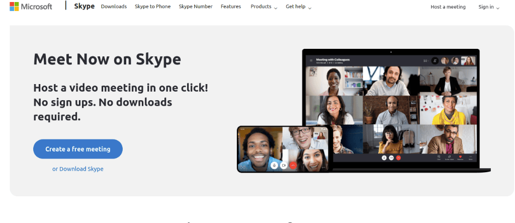 Skype: tool for internal team communication