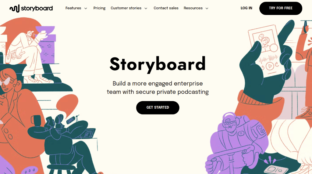 Storyboard: software for employee communication