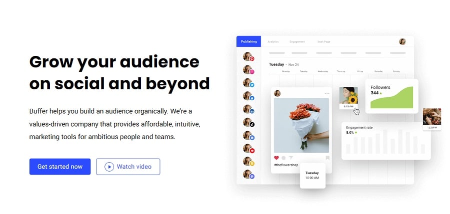 Buffer - tool to grow social media audience and more