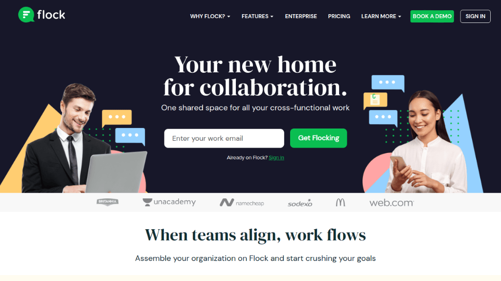 Flock best apps for team chats