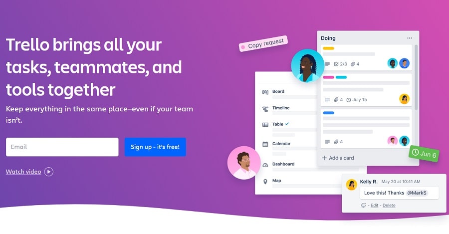 Trello Great tool for startups
