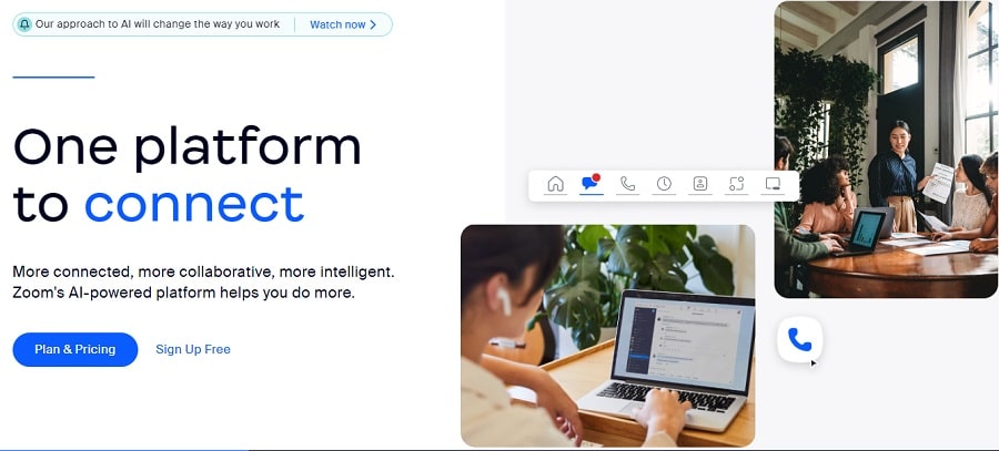 Zoom for team meetings