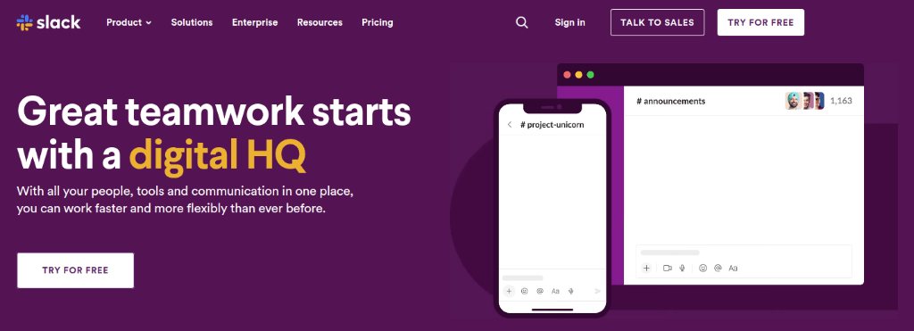 Slack: Best messaging app