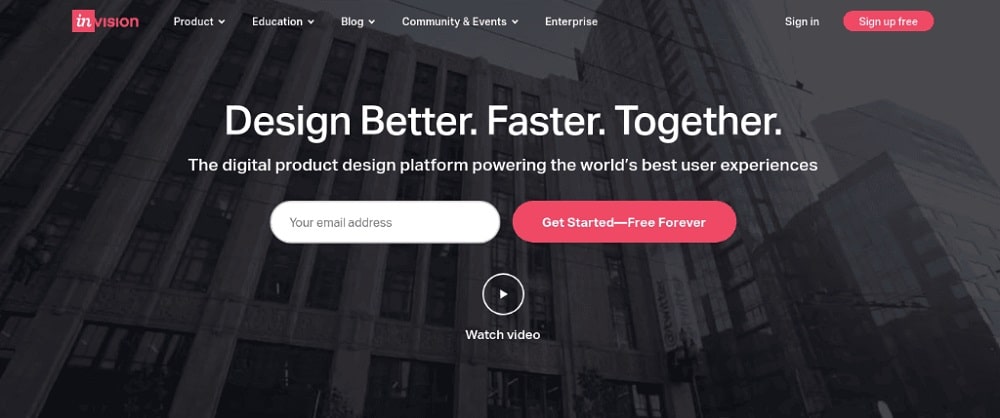 InVision - comprehensive prototyping software