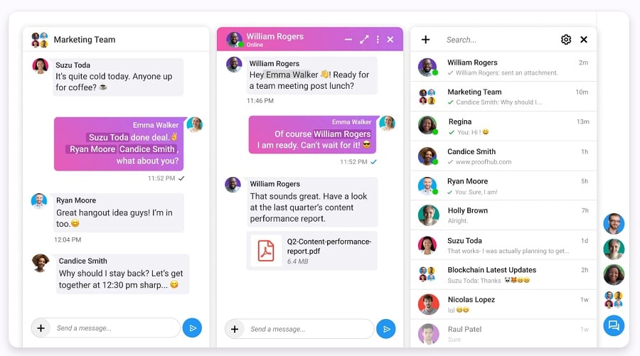 Instant messaging for collaboration