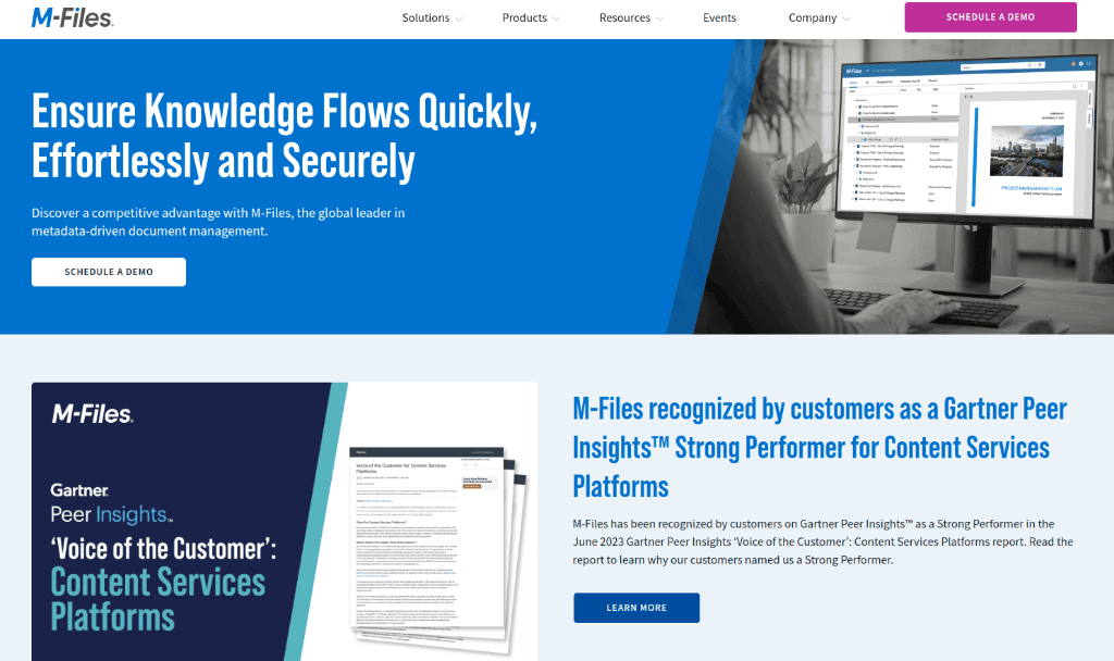 M-Files is document management tool