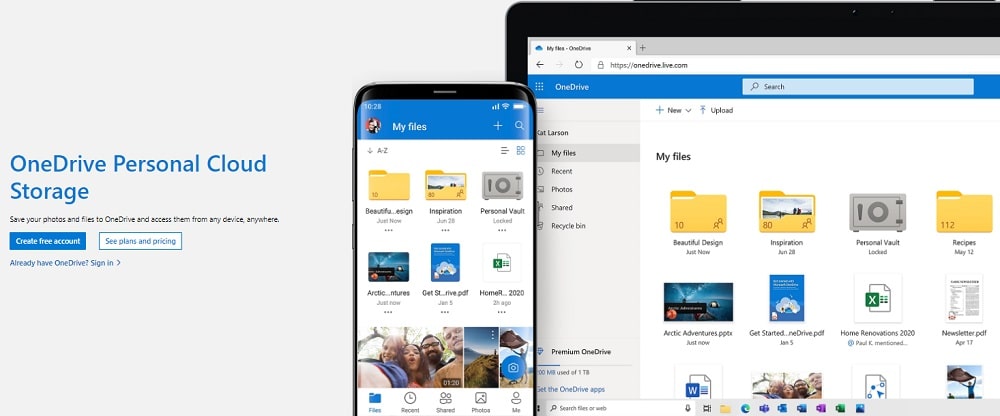 Microsoft OneDrive - Document collaboration tool