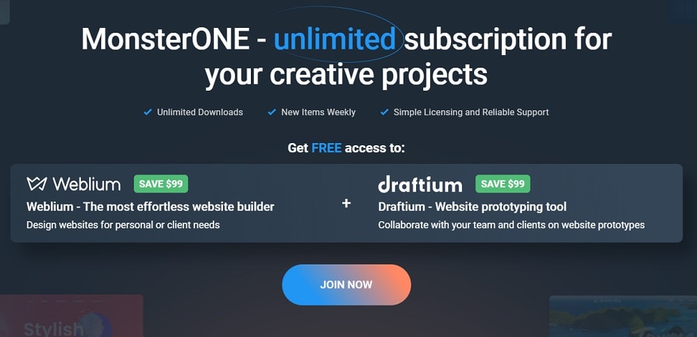 MonsterOne - Subscription service provider