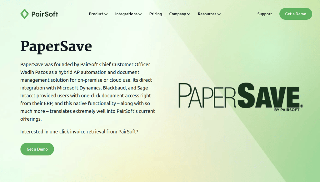 Papersave - top document management system