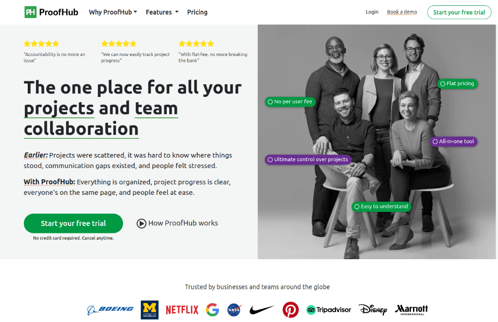 ProofHub as a workflow managment software