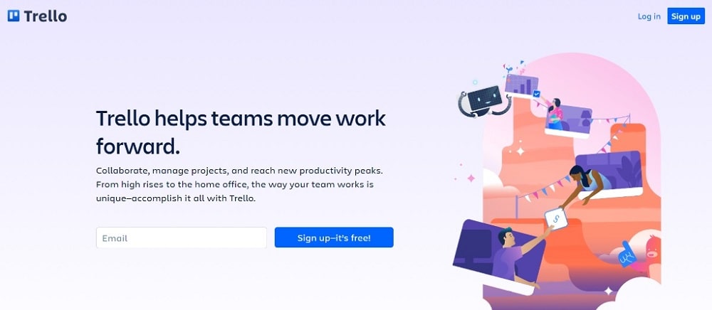 Trello – Best Clickup altenative for task tracking