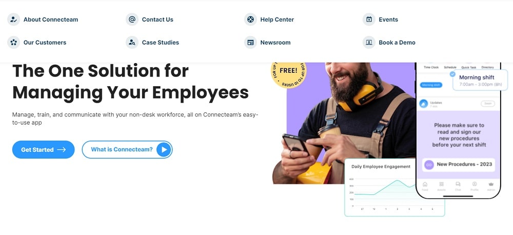 Connecteam - Best for managing remote and non-desk workforce