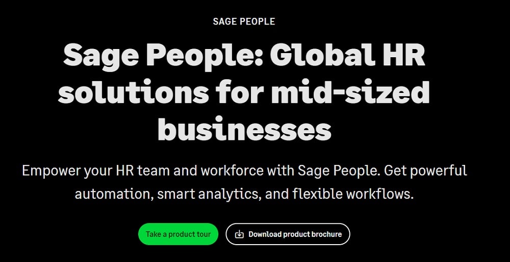 Sage People - Best for automating performance management