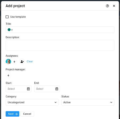 Create a project in ProofHub and communicate clear expectations and deadlines