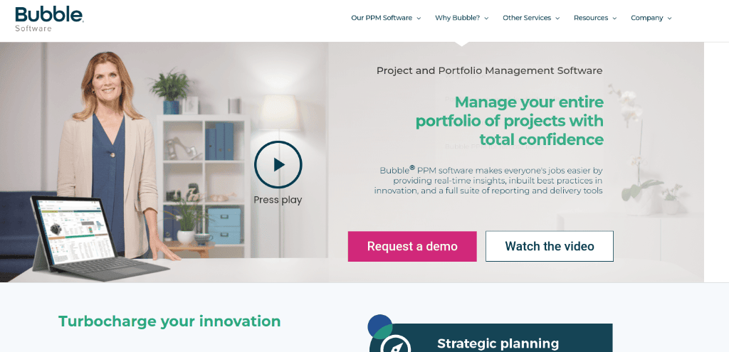 Bubble PPM: Project portfolio management tool