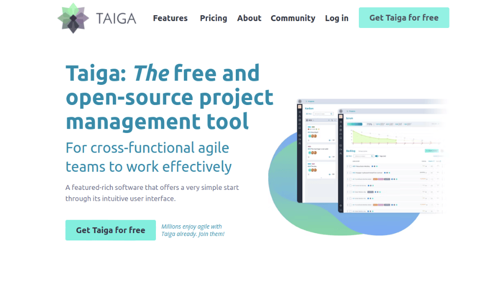 Taiga - as a trello alternative