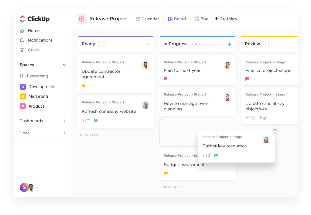 Clickup - Alternative of Trello tool
