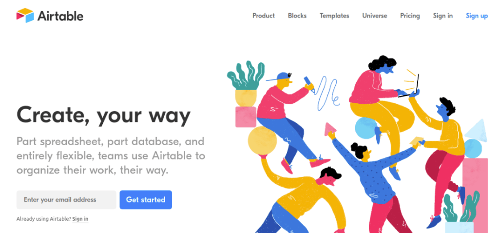 Airtable: collaborative project management software