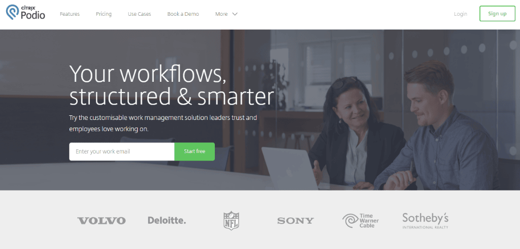 podio: project team collaboration software
