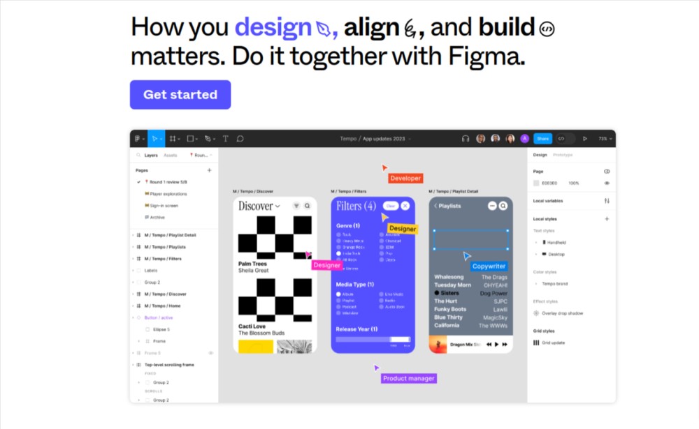 Figma - Best for wireframing