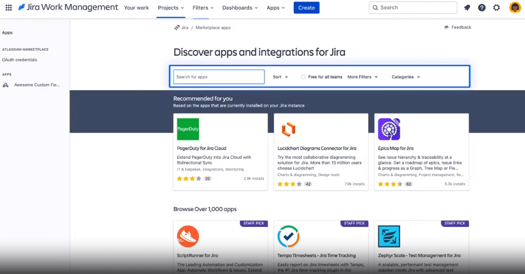 Integrate JIRA project management with other tools