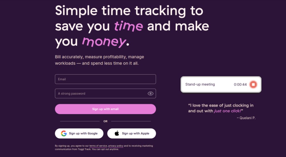 Toggl-Track - Time Tracking Software