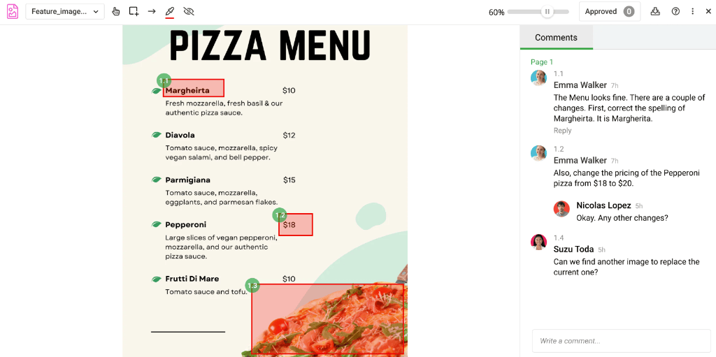 Correct and refine workflow