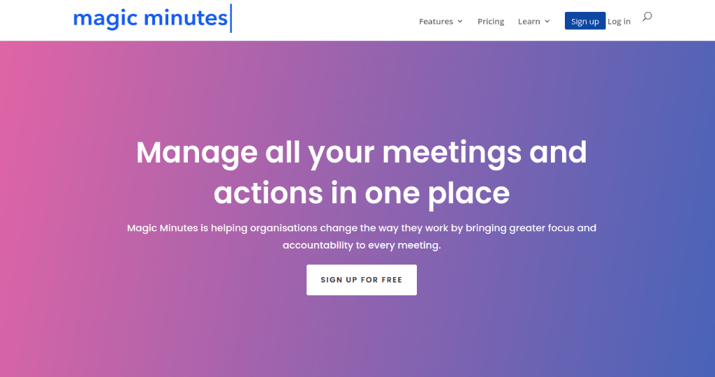 Magic Minutes: best minutes of meeting software