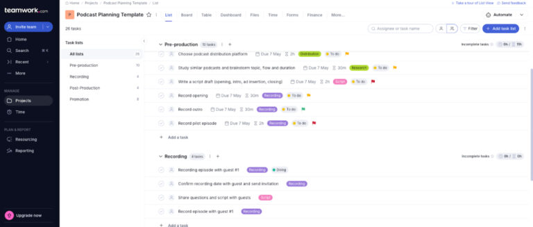 15 Best Project Management Software Tools (2026) — Tested & Ranked
