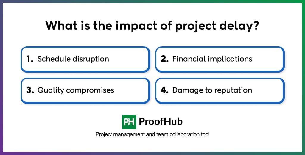 What is the impact of project delay