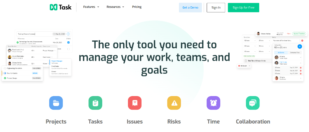 nTask as meeting minutes tool for business