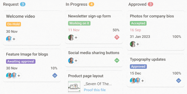 ProofHub: better alternative to ClickUp and Trello