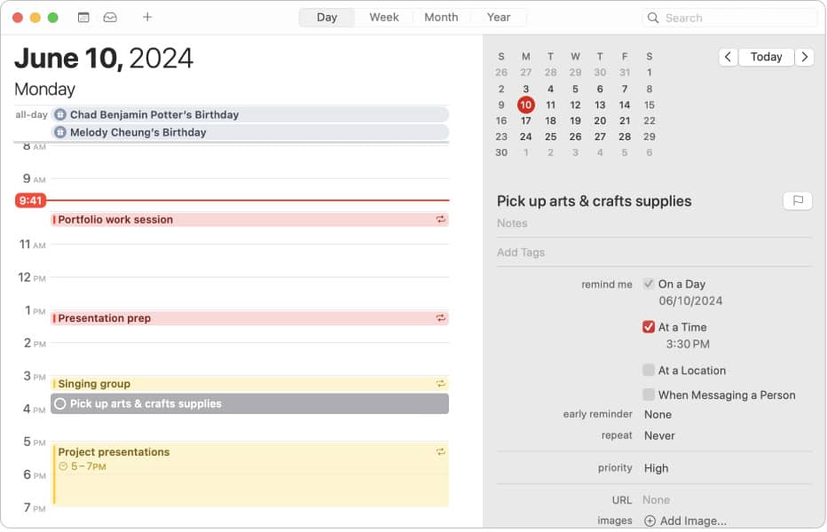 Apple Calendar