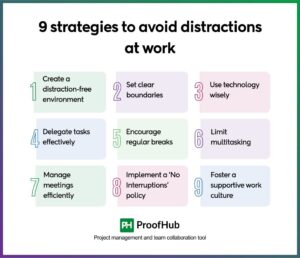 How to Avoid Distractions at Work: 9 Practical Strategies