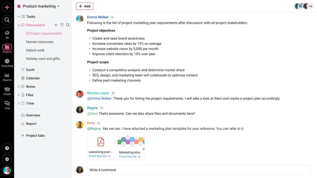 Powerful collaboration tools