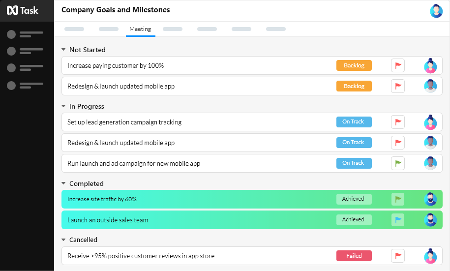 ntask project management tool