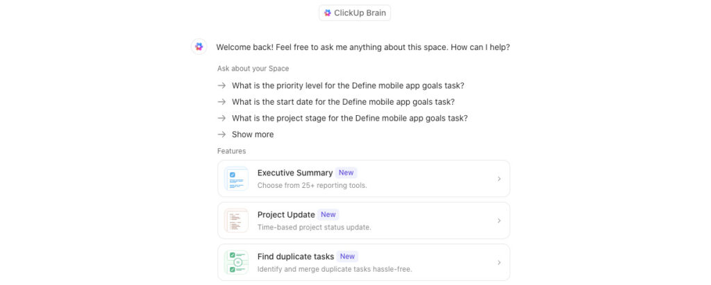 ClickUp AI