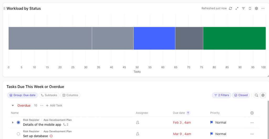 Project reports