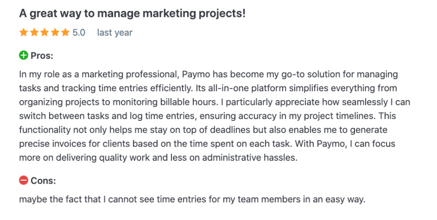 Paymo user review