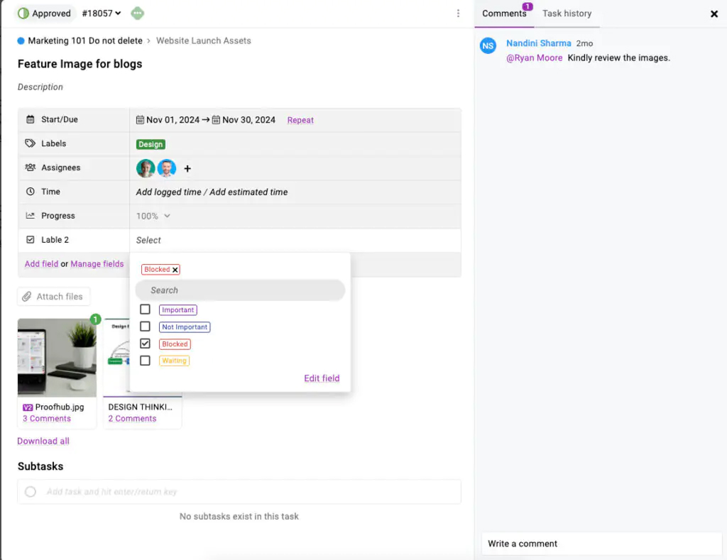 Manage blockers and stalled work