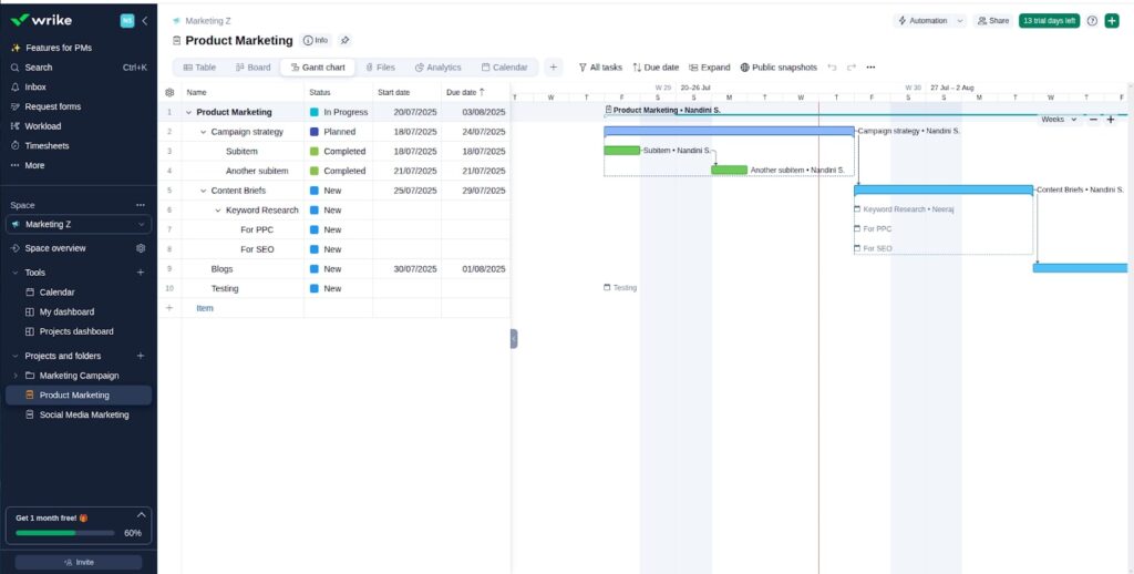 Wrike Task Management Capabilities 2