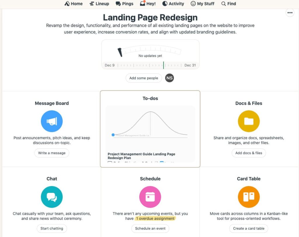 Basecamp Ease of use